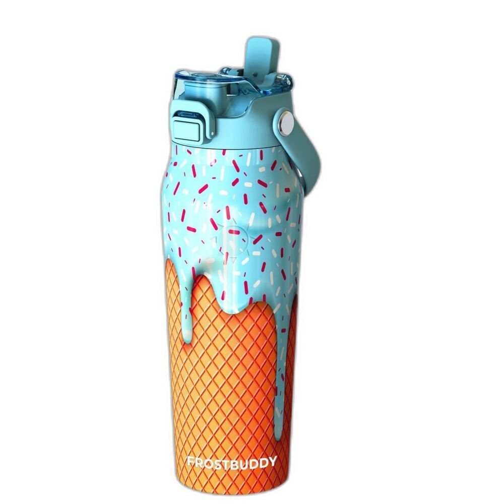 Frostbuddy Bottle Buddy 24oz | Blue Ice Cream NWT